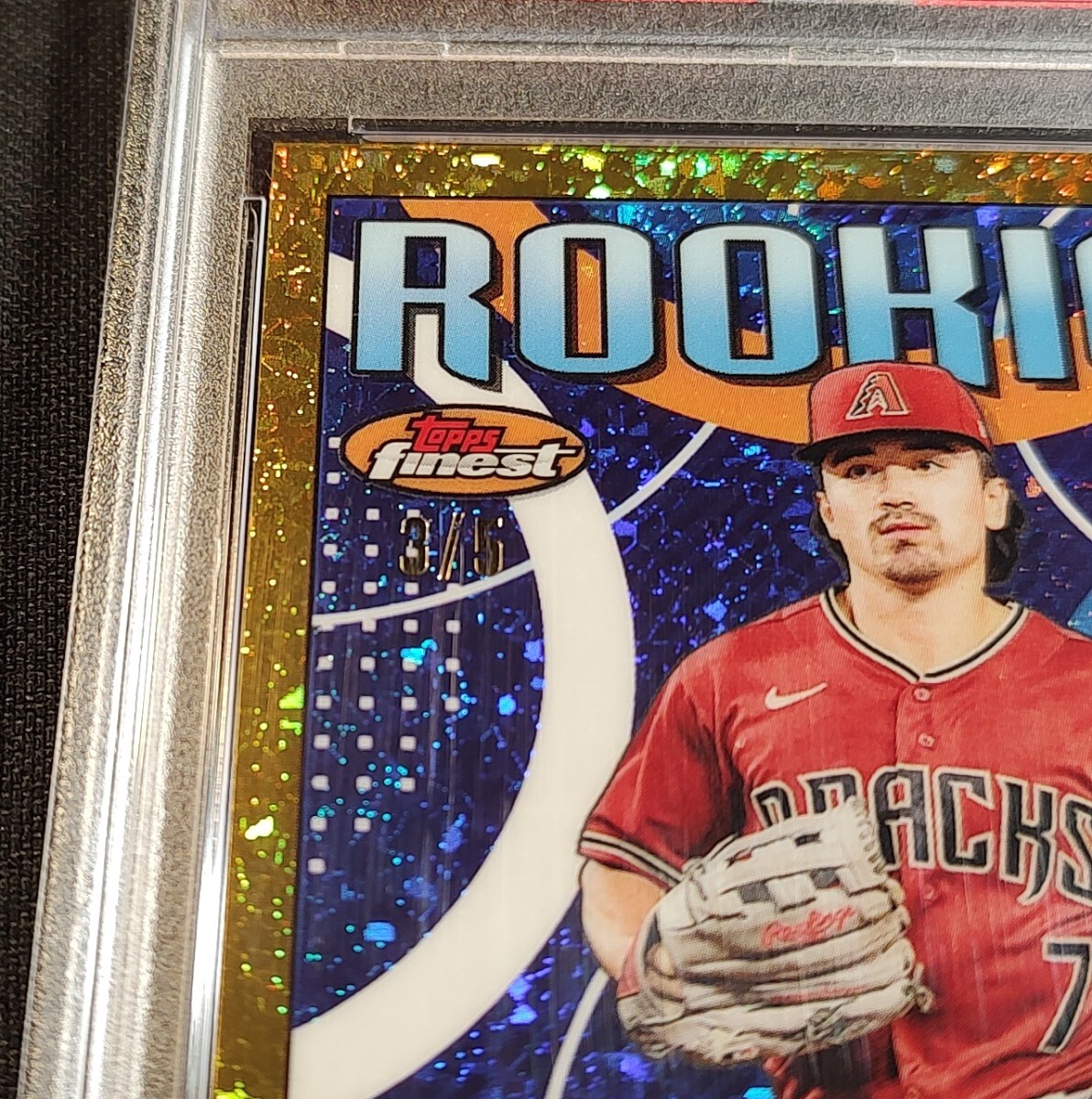 PSA 9 1/1 RC AUTO /5 CORBIN CARROLL ✨SSP GOLD REFRACTOR ROOKIE