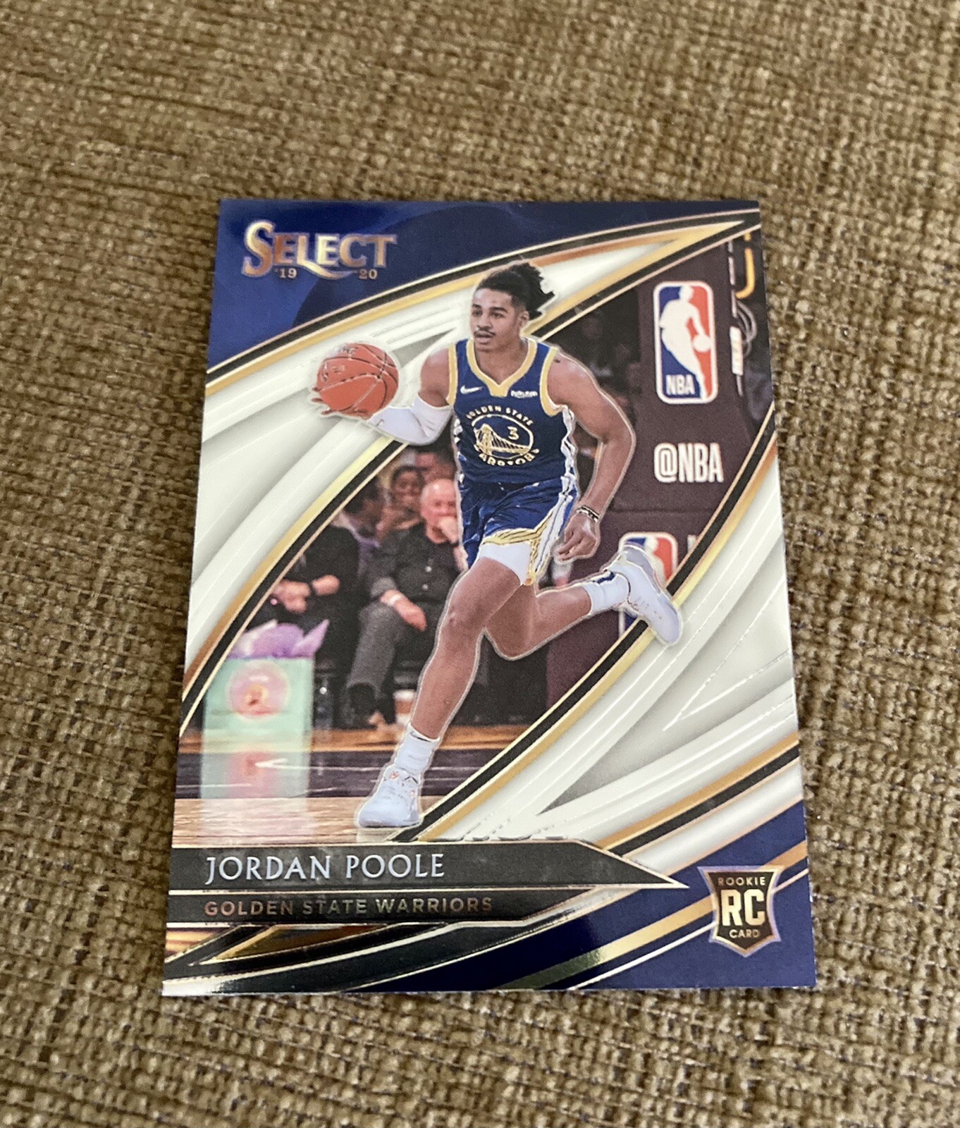 2019-2020 Panini Select Jordan Poole Courtside Rookie Card RC Warriors