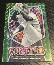 2021 Panini Mosaic Bert Blyleven Vintage Green Prizm