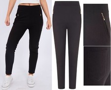 Ladies THERMAL LINED Thick Trousers Pants Multi Pocket Warm Leggings fleece 