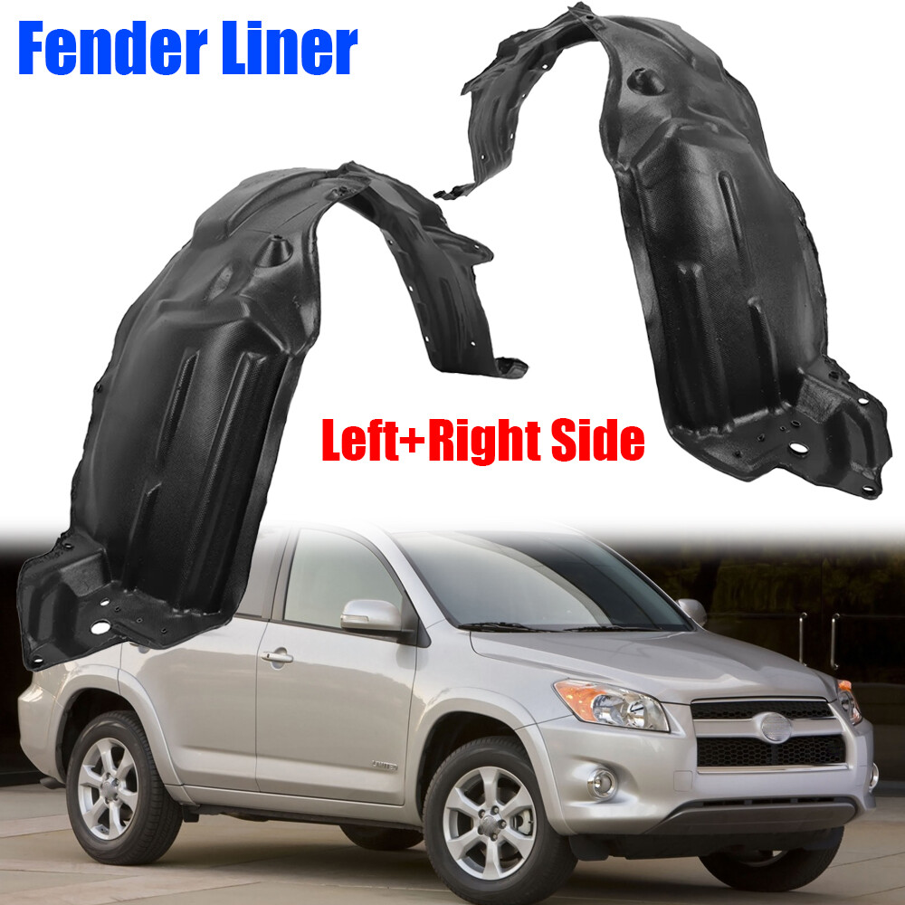 Front Inner Fender Liner Driver&Passenger Side For 2006-2012 Toyota RAV4 (LH+RH)