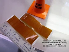 Sharp ME512WJ LVDS Ribbon Cable Set (2ea)  Len 6" - 152 mm