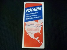 Vintage Polaris Snowmobile 1968 Colt Cross Country Trip Ride Sales Brochure NEW