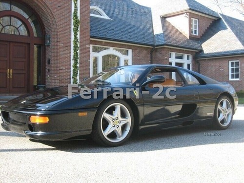 New Ferrari 348 Genuine Emblem Fender Badge Sticker Shield Decal Resin Coated - Picture 6 of 9