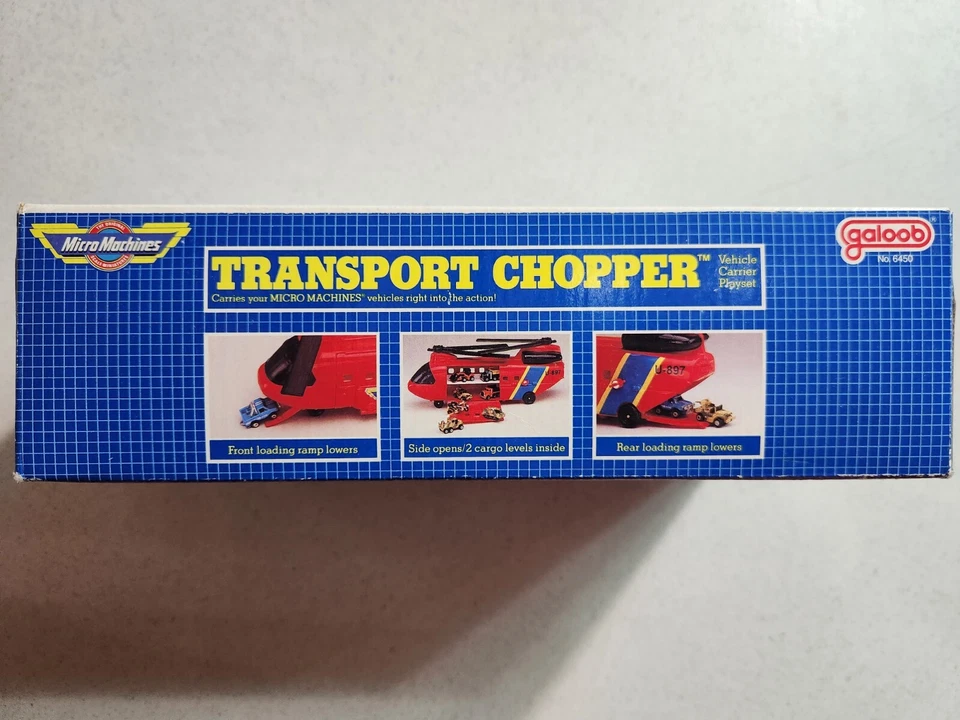 MICRO MACHINES RED TRANSPORT CHOPPER - PLAYSET JOESCURIOS - Image 3 of 4