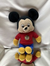 Mickey Mouse Club Plush Knickerbocker 1976 Walt Disney Stuffed Doll 12" Vintage