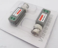 10Pack/Pair Coax Network CAT5 to Camera CCTV BNC Video Balun Transceiver Adapter