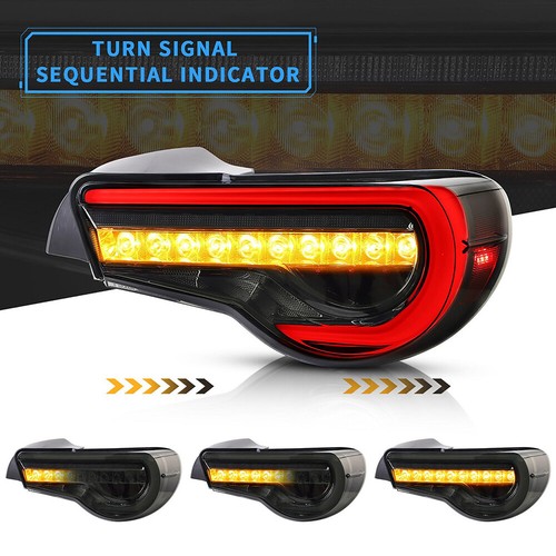 Smoked VLAND LED Tail Lights For Toyota 86 Subaru BRZ Scion FR-S 12-20 Rear Lamp - Picture 5 of 13