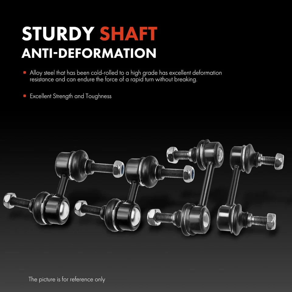 4 звена переднего и заднего стабилизатора стабилизатора стабилизатора подвески для Mazda MX-3 1992 1993 1994 1995 - Изображение 3 из 4