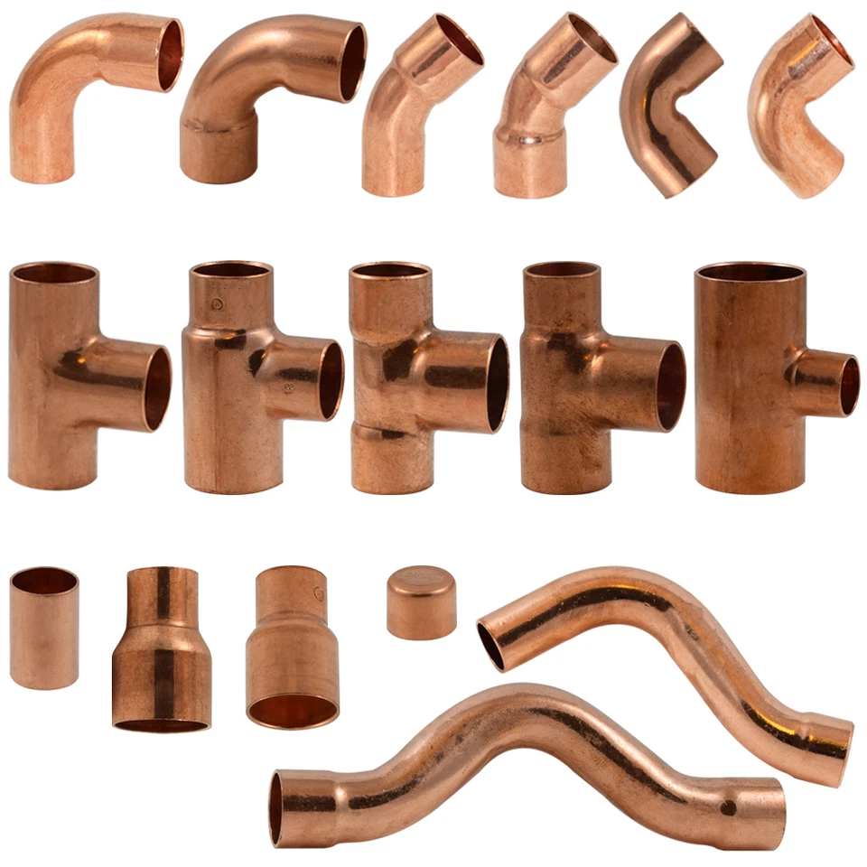 Kupfer Löt Fitting Lötfitting Lötfittinge Lötfittings Kupferfitting DVGW Fitting