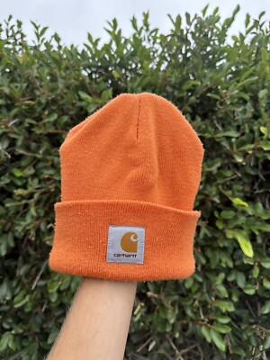 帽子 BEANIE 01 / BEANIE / ACRYLIC / ORANGE Acrylic knit solid color beanies, 12