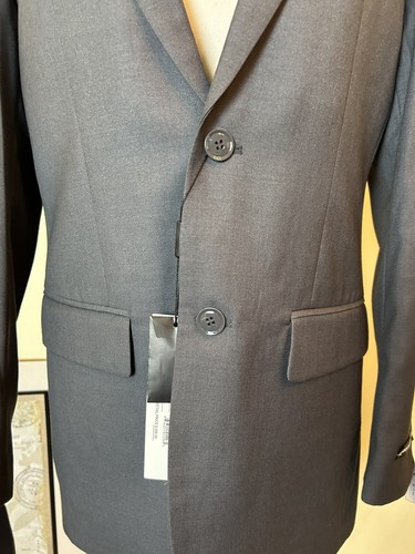 Alberto Cardinali Jacket Men Size 38R 32W Color Gray Slim Fit Notch NWT - Picture 3 of 17