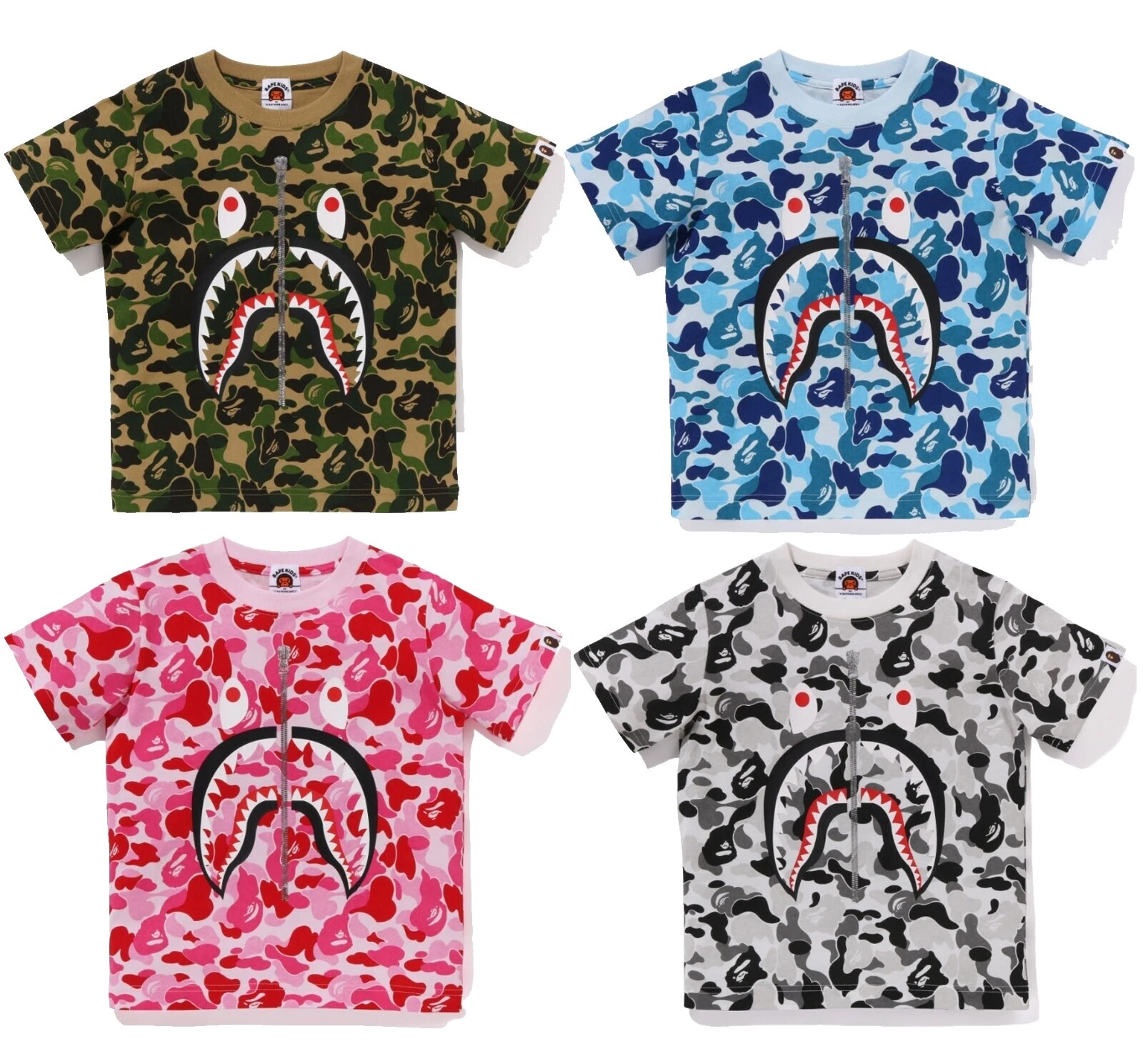 A Bathing Ape White Clothing, Shoes & Accessories for Kids