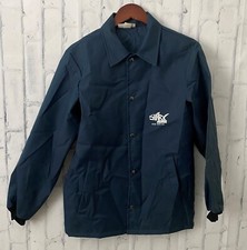 VINTAGE Lasco Made in USA Windbreaker Jacket Shark Lounge Cocoa Beach FL Small