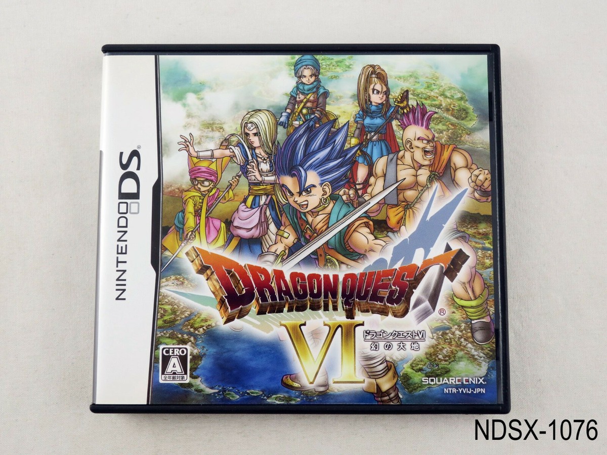Dragon Quest 6 VI Nintendo DS Japanese Import Japan JP Txt Region