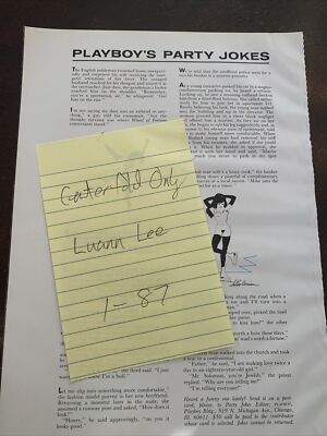 Playboy Centerfold Only, January 1987, Luann Lee, VF Condition | eBay