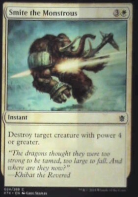 Smite the Monstrous - Khans of Tarkir: #24, Magic: The Gathering Nm R202