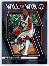 2020-21 Panini Mosaic - Will to Win #3 Kawhi Leonard Clippers