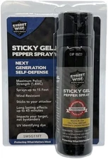 Streetwise Products Sticky Gel Pepper Spray 4oz Maximum Strength MADE IN USA
