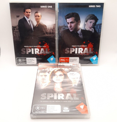 Spiral Series Season 1 2 3 DVD Set PAL Region 0 French Series - New & Sealed - Picture 3 of 5