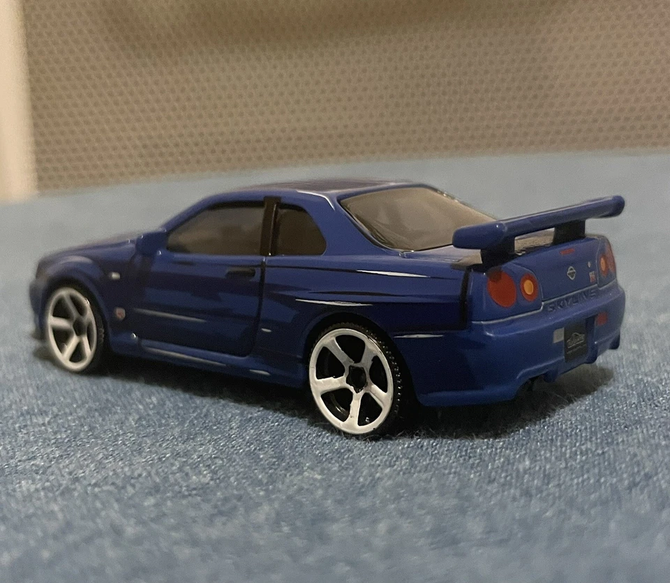 Miniature Majorette Nissan Skyline GTR R34 1/59 1/64 3 inches Neuve sans Boite - Photo 4/4