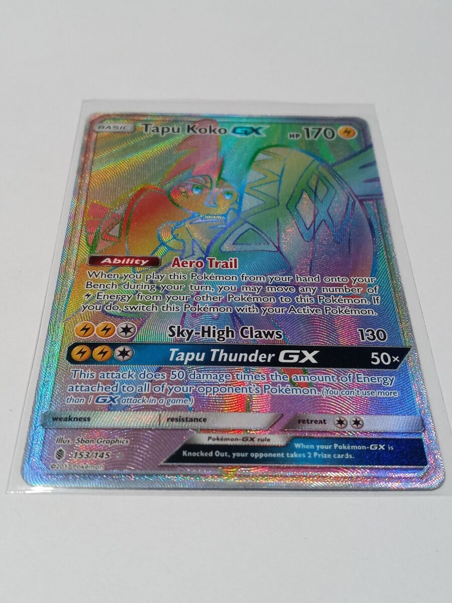 Tapu Koko GX - Guardians Rising Pokémon card 153/145