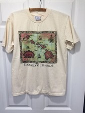 Vintage Hawaii Hawaiian Islands T-Shirt (tag M) Made in USA All Sport