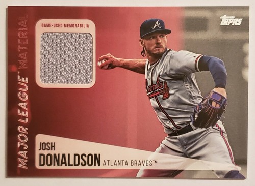 JOSH DONALDSON 2019 Topps Major League Materials #MLM-JD ! - Afbeelding 1 van 2