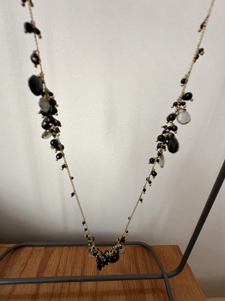 Collar racimo con cuentas de ónix negro Alexis Bittar Foto 4 de 4