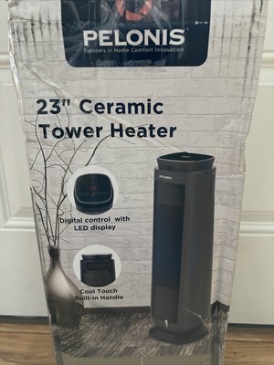 New Pelonis 23 inch 1500-Watt Digital Ceramic Tower Heater with Remote,  Timer | eBay