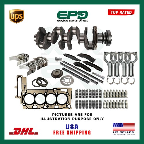 CRANKSHAFT & ENGINE REBUILD KIT FITS BMW N47D20 1 3 5 SERIES N47 2.0L DIESEL