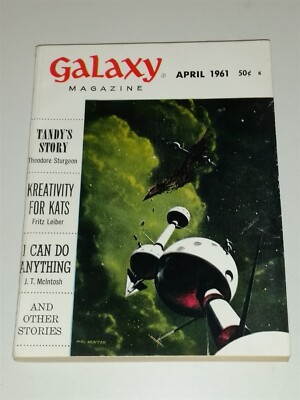 GALAXY SCIENCE MAGAZINE APRIL 1961 SCI-FI PULP