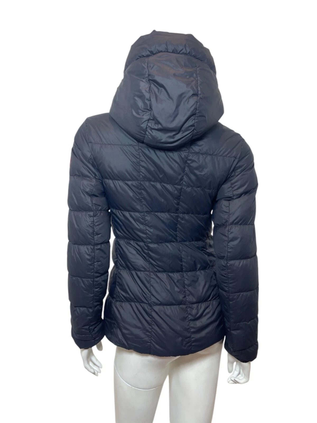 Canada Goose Giacca Donna Abbott con Cappuccio Nero Taglia XS