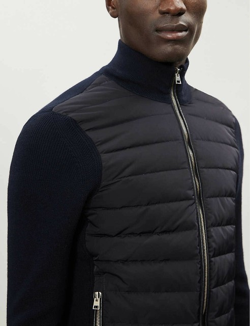 Tom Ford Knitted Sleeve Bomber Jacket 