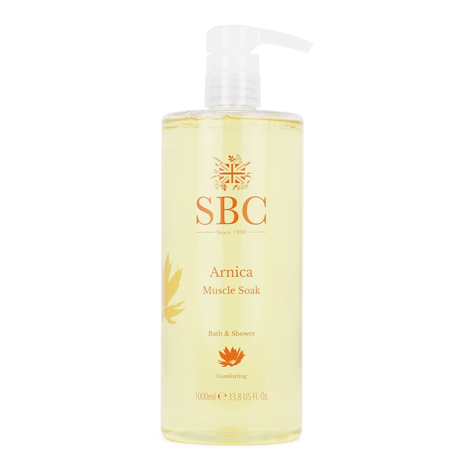 SBC Skincare Arnica Muscle Soak - 1000ml | Soothing Bath Soak - UNISEX - NEW