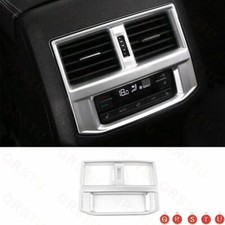 Cubierta de ventilación de salida de aire fila 1 pieza para Volkswagen Atlas 2018-2021 parte trasera plateada