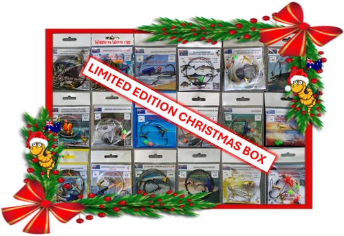 Ultimate Fishing Rig Collection Christmas Box, 18x Quality hand-tied rigs