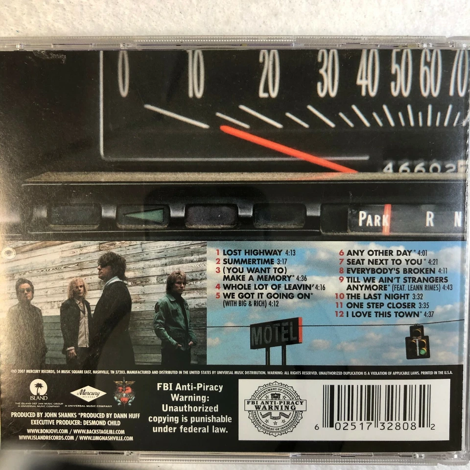 Bon Jovi Lost Highway CD Music Album Foto 4 de 4