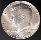 1967 Kennedy Half Dollar BU-LOT AA-3936