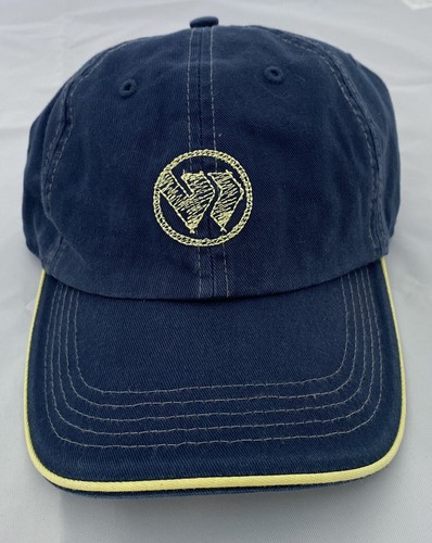 Wimbledon Men's Hat Adjustable Back Strap Cap Blue W/ Sewed On Logo In Front - Picture 8 of 9