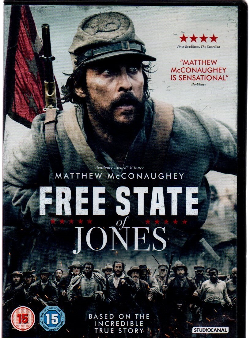 Free State of Jones (DVD, 2017)