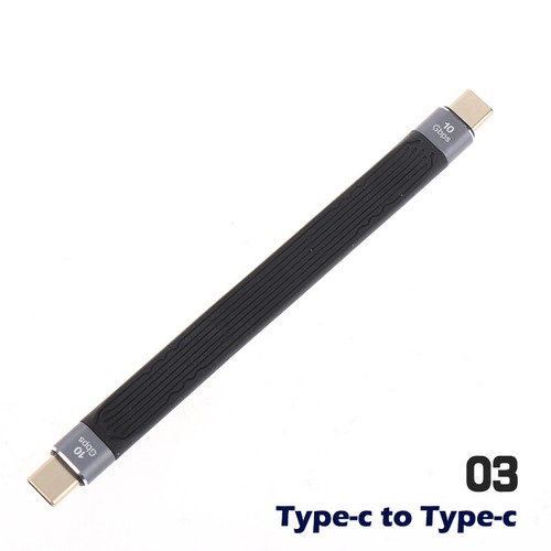 Ultra Short USB To Type C Cable USB 3.1 Gen 2 USB C Quick Charge FPC Cable Wijj - Zdjęcie 12 z 15