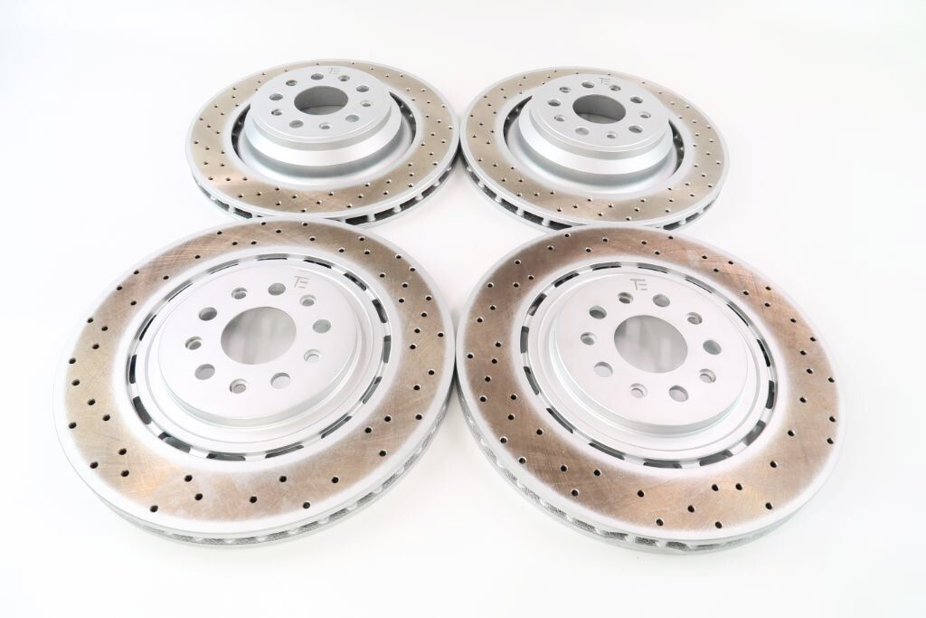 Maserati Ghibli Quattroporte front rear brake pads rotors  FREE oil filter #1332