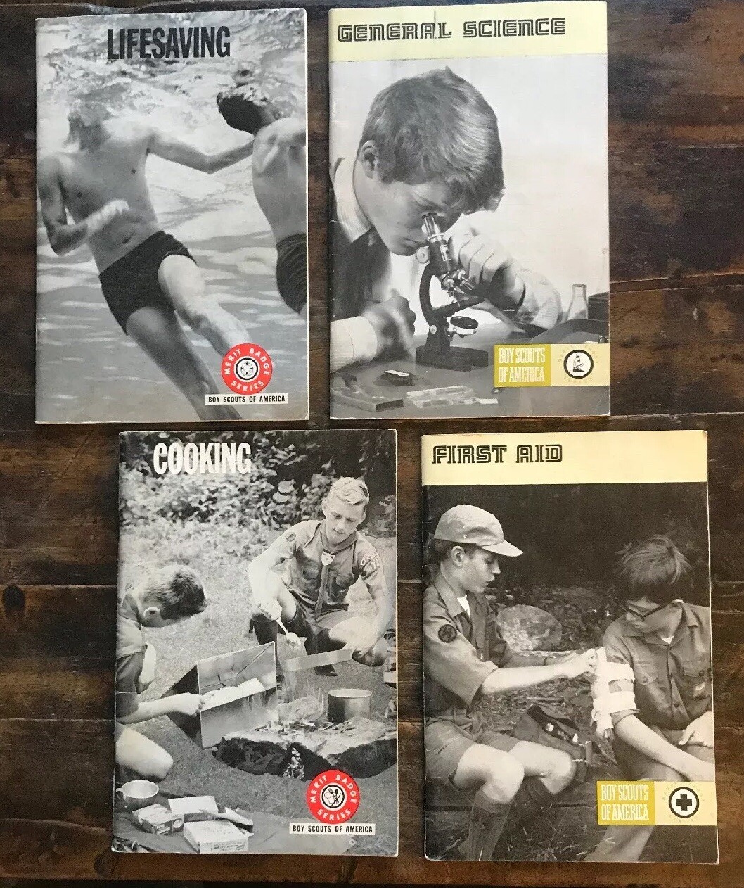 Lot of 4 Vintage 1972 BOY SCOUTS of AMERICA Merit Badge Series Books ...