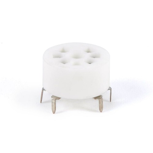 2pcs Mini 6pin Tube Socket Ceramic PCB Top Valve Base Audio Amp for Vacuum Tube - Picture 3 of 6