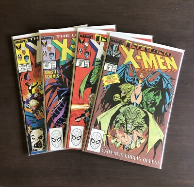 The Uncanny X-men #238-241 (1989) Marvel Comics Mister Sinister Goblin Queen