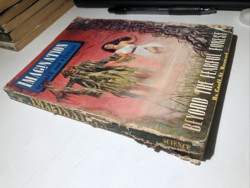 IMAGINATION Stories of Science & Fantasy M Smith Cover Bradbury Story V2#2 1951 - Picture 3 of 7