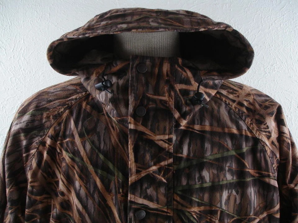 Men's L Cabela's Dry-Plus Thermolite Hunting Parka Jacket Mossy Oak Shadow Grass - Image 3 of 4