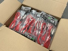 40 x IMG Stageline MEC-100/RT XLR Microphone/ Patch Cables 1m (Red)