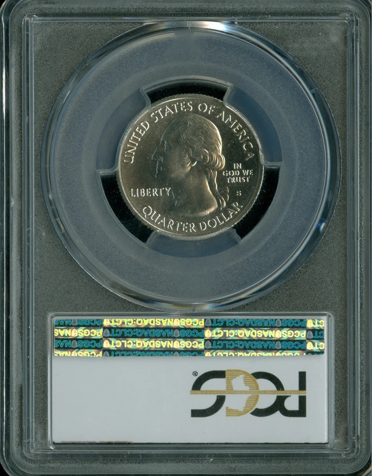 2016 S HARPERS FERRY FLAG QUARTER PCGS MS67 PQ MAC FINEST GRADE MAC SPOTLESS .  - Image 2 of 3